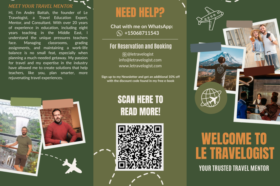 Le Travel Teacher Package with QR code